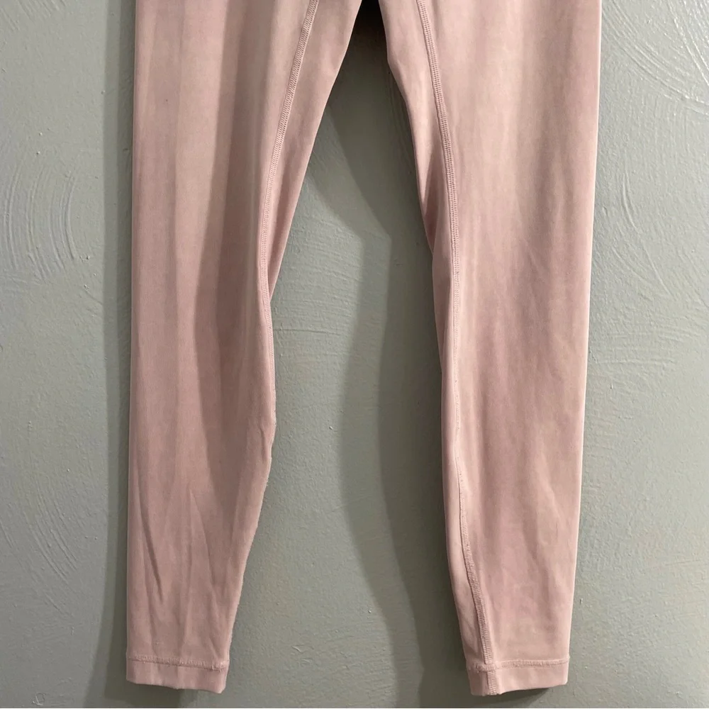 lululemon wunder under leggings tight snow washed Soul cycle size 6